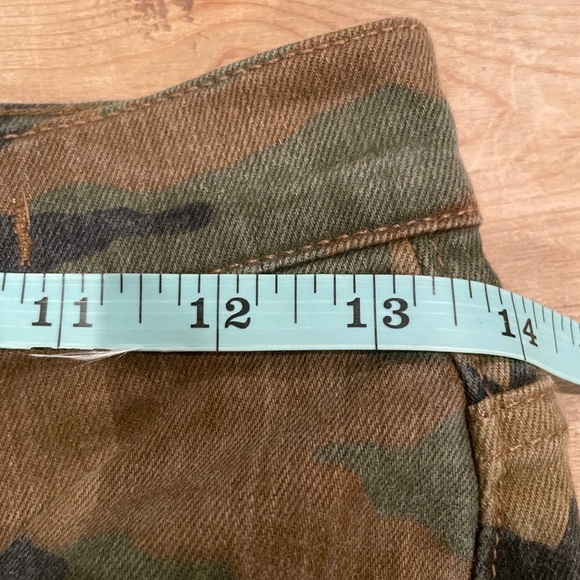 NWOT Madewell The High Rise Slim Boy Jean camo Cottontail Stretch Fall Size 25 - Picture 3 of 10